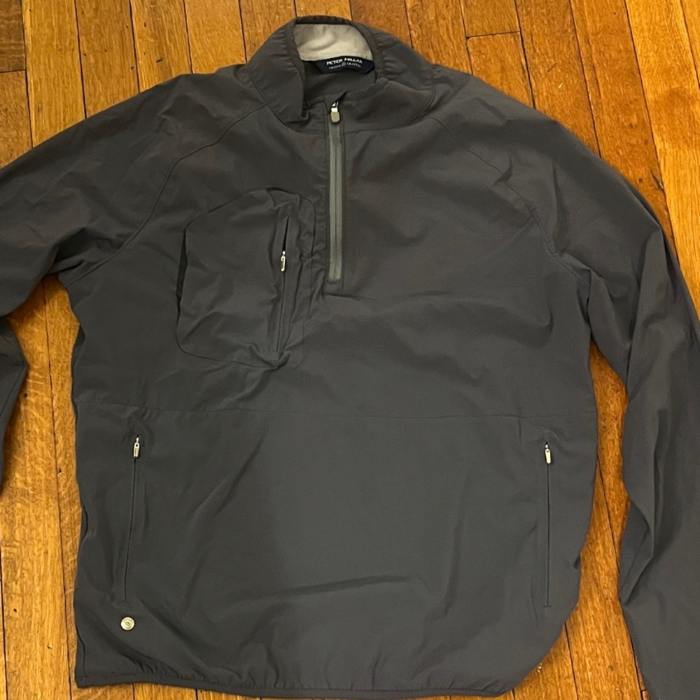 Peter Millar Charcoal Windbreaker